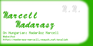 marcell madarasz business card
